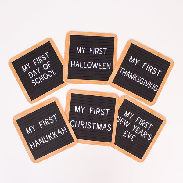 Milestone Card Set - Letterboard