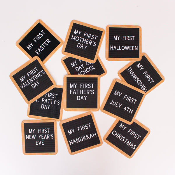 Milestone Card Set - Letterboard