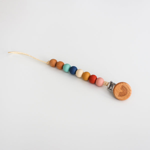 Pacifier Clip - Rainbow